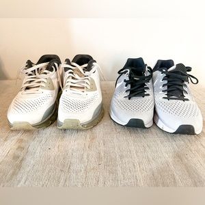 Men’s gray Pegasus 11.0 and Men’s Airmax 11.0.